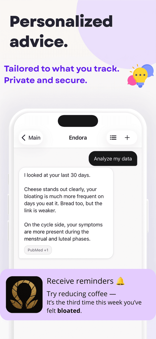 Personalized advice, private and secure
